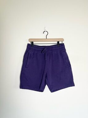 Maison Article - Purple Drawstring Casual Shorts